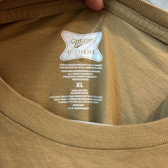 NWOT Miller High Life Graphic Tee - Picture 3 of 4